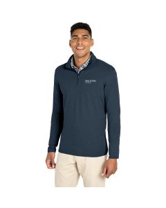 Charles River Men's Heathered Eco-logic Stretch Quarter-Zip