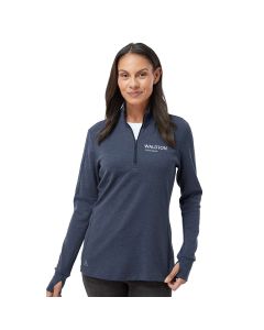 Adidas - Women's 3-Stripes Quarter-Zip Sweater