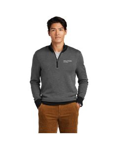Brooks Brothers - Washable Merino Birdseye 1/4-Zip Sweater