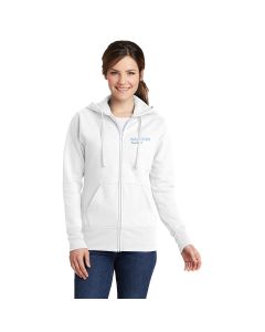 Port & Company - Ladies Core Fleece Full-Zip Hooded Sweatshirt